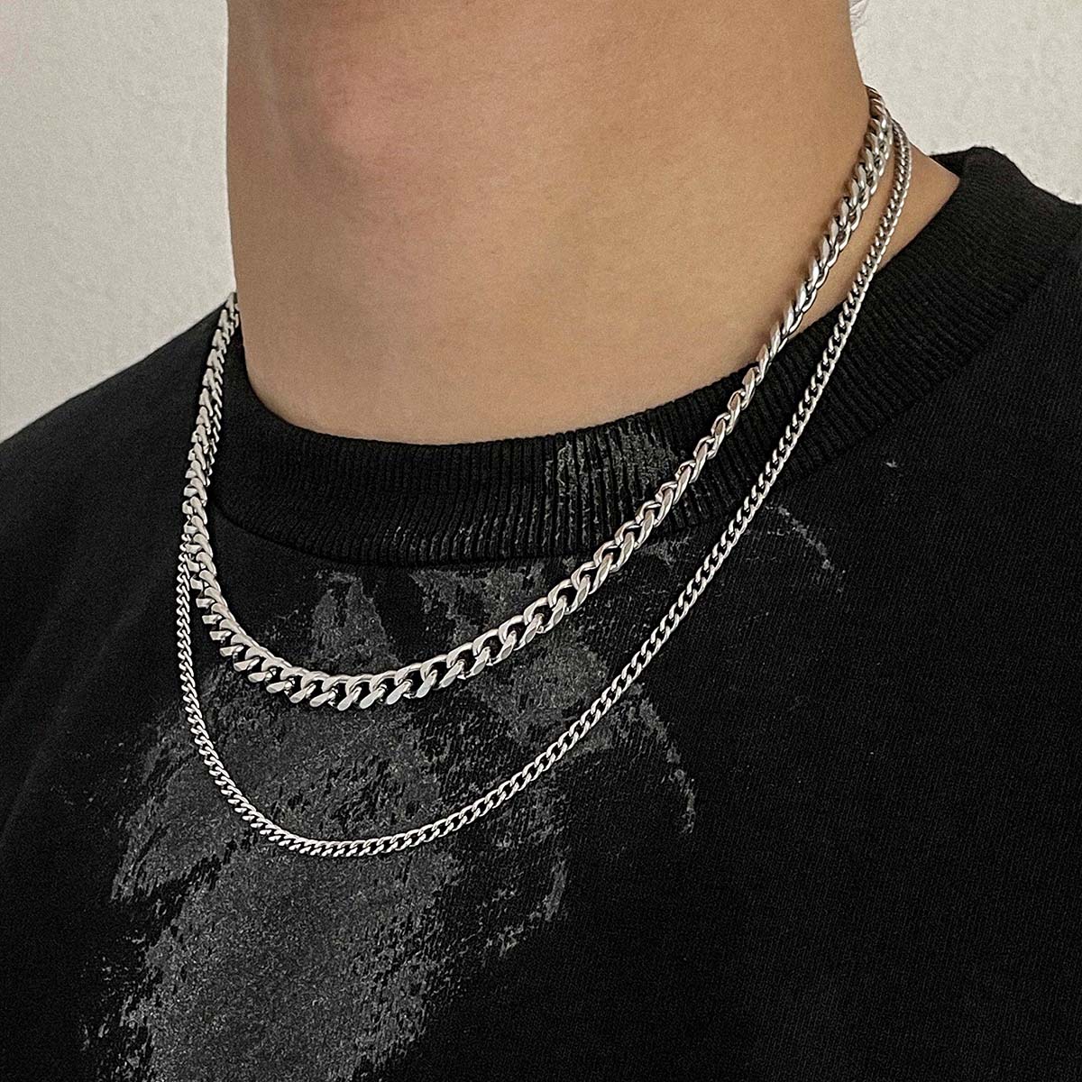 Dual Layer Chain Necklace
